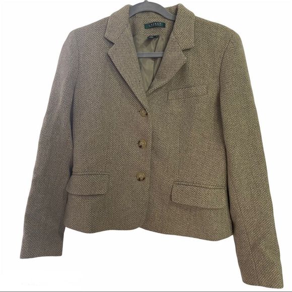 Lauren Ralph Lauren beige blazer NWOT - Picture 1 of 11